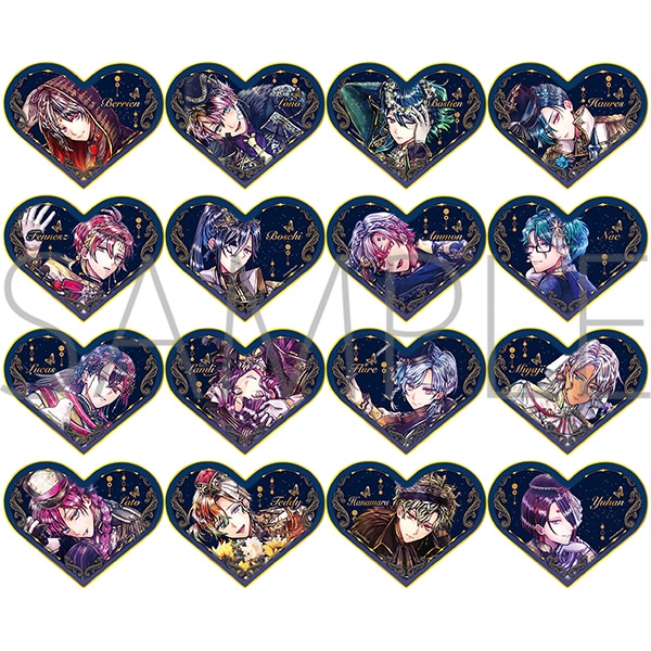 【グッズ-色紙】悪魔執事と黒い猫 ハート形色紙コレクション【再販】