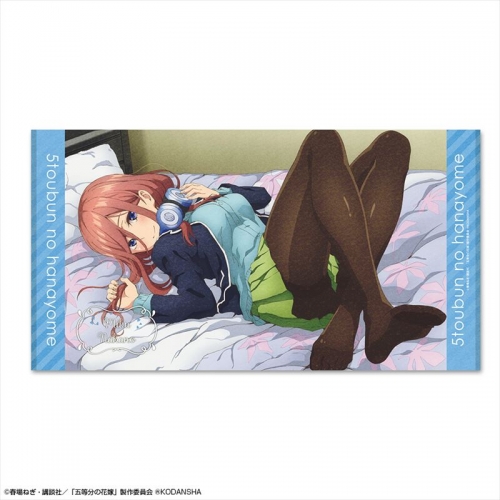 グッズ-タオル】五等分の花嫁 ビッグバスタオル デザイン04(中野三玖 