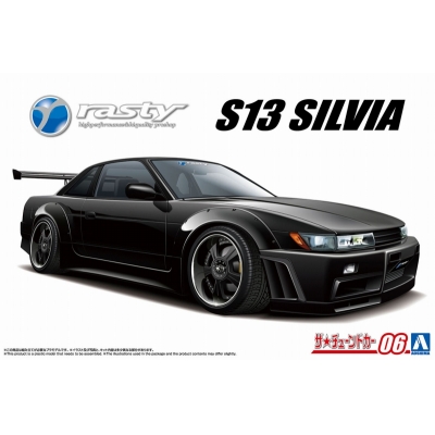 【プラモデル】ザ・チューンドカー No.6 RASTY PS13 シルビア '91(ニッサン) 1/24【再販】