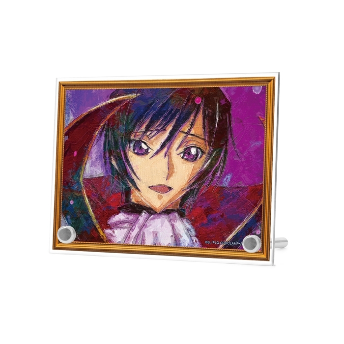 【グッズ-置きもの】コードギアス 反逆のルルーシュ ルルーシュ grunge CANVAS A6アクリルパネル ver.C【再販】