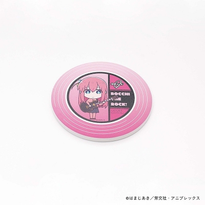 【グッズ-コースター】ぼっち・ざ・ろっく! レコード風コースター・デフォルメ・後藤ひとり【再販】