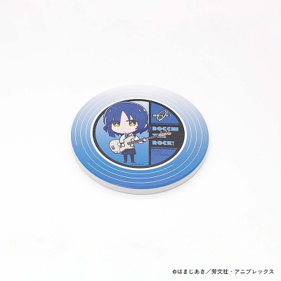 【グッズ-コースター】ぼっち・ざ・ろっく! レコード風コースター・デフォルメ・山田リョウ【再販】