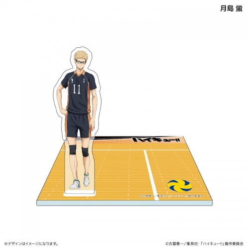 グッズ-コースター】ハイキュー!! アクリルスタンドコースター 月島 蛍 