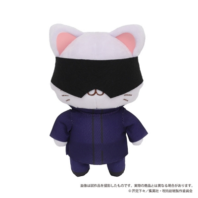 【グッズ-キーホルダー】呪術廻戦 withCATアイマスク付きぬいぐるみキーホルダー/五条 悟【再販】