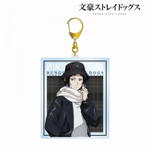 グッズ-キーホルダー】文豪ストレイドッグス 描き下ろしイラスト 芥川 