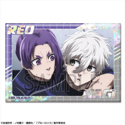 【グッズ-バッチ】劇場版 ブルーロック -EPISODE 凪- ホログラム缶バッジ デザイン38(凪 誠士郎&御影玲王/B)【再販】