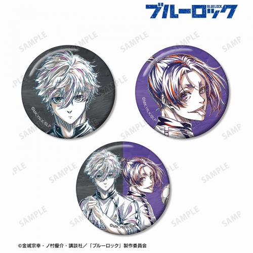 グッズ-バッチ】ブルーロック 凪 誠士郎&御影 玲王 Ani-Art 第2弾 缶 