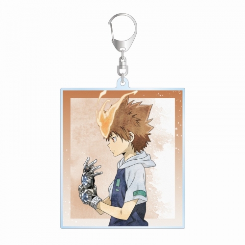 グッズ-キーホルダー】家庭教師ヒットマンREBORN! 描き下ろし 沢田  
