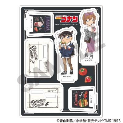 【グッズ-スタンドポップ】名探偵コナン アクリルスタンド 江戸川コナン&灰原哀 ジャンクフード【再販】