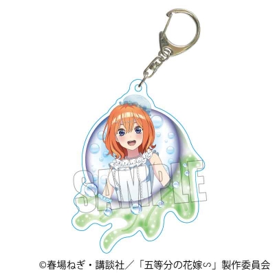 【グッズ-キーホルダー】五等分の花嫁∽ ちょいデカアクリルキーホルダー 中野 四葉 くらげドレスver.【再販】