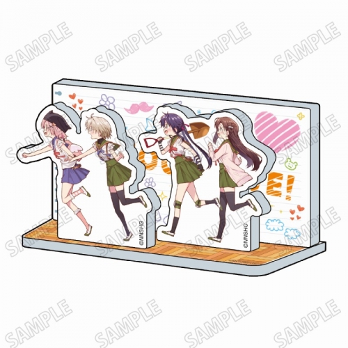 グッズ-スタンドポップ】『がっこうぐらし！』 ミニアクリルジオラマ  