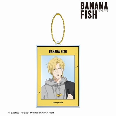 【グッズ-キーホルダー】BANANA FISH meagratiaコラボ 描き下ろしイラスト アッシュ・リンクス 私服ver. BIGアクリルキーホルダー【再販】