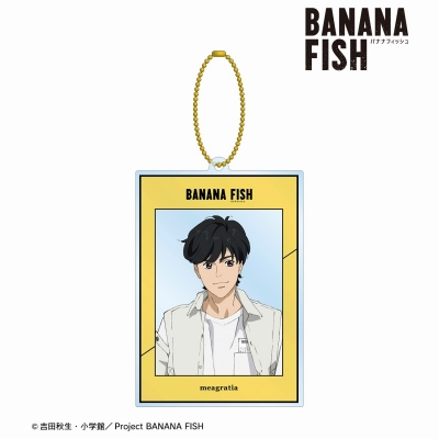【グッズ-キーホルダー】BANANA FISH meagratiaコラボ 描き下ろしイラスト 奥村英二 私服ver. BIGアクリルキーホルダー【再販】