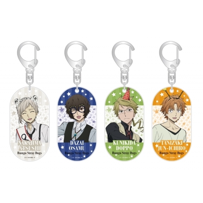 【グッズ-キーホルダー】文豪ストレイドッグス トレーディングプリズムアクリルキーホルダー AGF2024ver. B【再販】