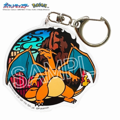 【グッズ-キーホルダー】ポケット モンスター 切り絵シリーズ アクリルキーホルダー リザードン【再販】