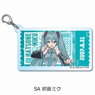 【グッズ-キーホルダー】初音ミク&ピアプロキャラクターズ アクリルキーホルダー SA (初音ミク)【再販】
