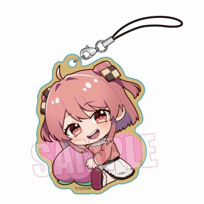 【グッズ-ストラップ】カラフルピーチ ぎゅぎゅっと木札ストラップ のあ【再販】