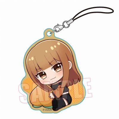 【グッズ-ストラップ】カラフルピーチ ぎゅぎゅっと木札ストラップ えと【再販】