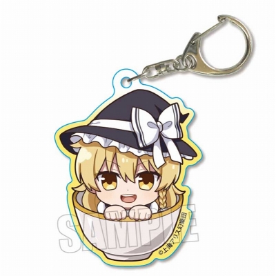 【グッズ-キーホルダー】東方Project かっぷいんアクリルキーホルダー 霧雨 魔理沙【再販】