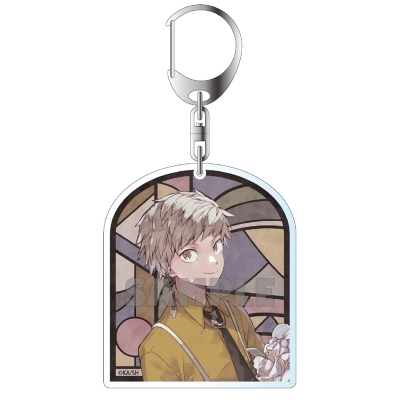 【グッズ-キーホルダー】文豪ストレイドッグス 春河35イラスト アクリルキーホルダー 中島敦【再販】
