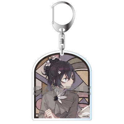 【グッズ-キーホルダー】文豪ストレイドッグス 春河35イラスト アクリルキーホルダー 泉鏡花【再販】