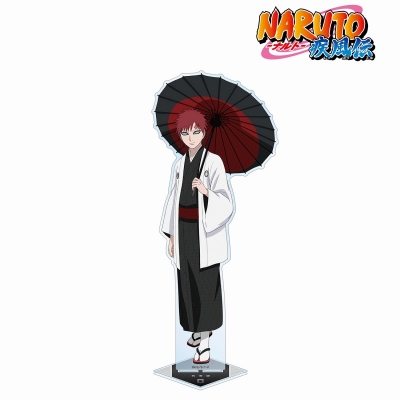 【グッズ-スタンドポップ】NARUTO-ナルト- 疾風伝 描き下ろしイラスト 我愛羅 番傘和装ver. 特大アクリルスタンド【再販】