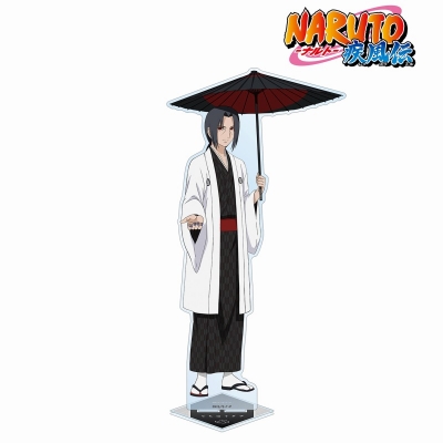 【グッズ-スタンドポップ】NARUTO-ナルト- 疾風伝 描き下ろしイラスト うちはイタチ 番傘和装ver. 特大アクリルスタンド【再販】