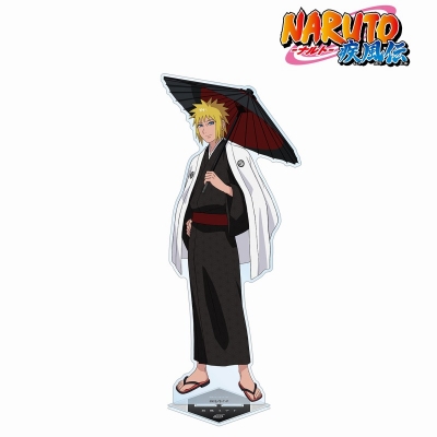 【グッズ-スタンドポップ】NARUTO-ナルト- 疾風伝 描き下ろしイラスト 波風ミナト 番傘和装ver. 特大アクリルスタンド【再販】