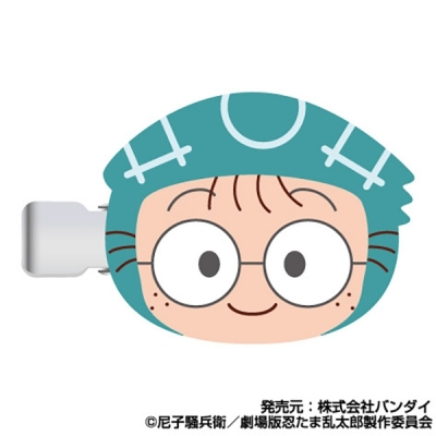 【グッズ-ヘアバンド】劇場版忍たま乱太郎 ドクタケ忍者隊最強の軍師 ぬいぐるみヘアクリップ 01猪名寺乱太郎【再販】