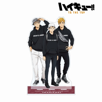 【グッズ-スタンドポップ】ハイキュー!! TO THE TOP × 東武動物公園 描き下ろしイラスト 稲荷崎高校 レジャーver. BIGアクリルスタンド【再販】