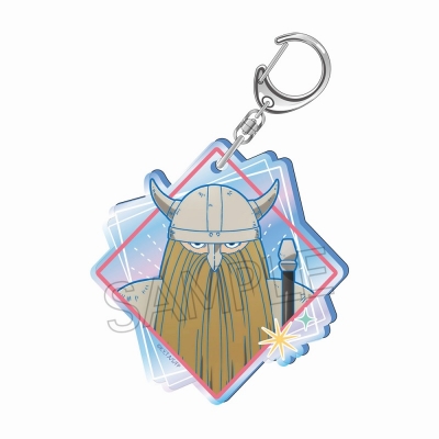 【グッズ-キーホルダー】葬送のフリーレン オーロラアクリルキーホルダー アイゼン【再販】