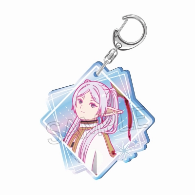【グッズ-キーホルダー】葬送のフリーレン オーロラアクリルキーホルダー フリーレンB【再販】