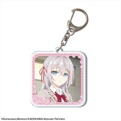【グッズ-キーホルダー】TVアニメ「時々ボソッとロシア語でデレる隣のアーリャさん」 アクリルキーホルダー デザイン08(アーリャ/H)【再販】