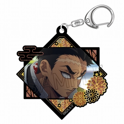 【グッズ-キーホルダー】鬼滅の刃 螺鈿風シリーズ Vol.3 アクリルキーホルダー 悲鳴嶼行冥【再販】