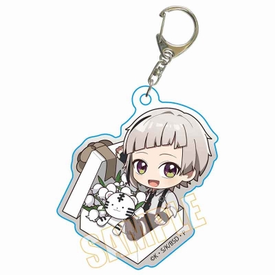 【グッズ-キーホルダー】文豪ストレイドッグス フラワーボックスアクリルキーホルダー 中島 敦【再販】