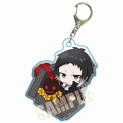【グッズ-キーホルダー】文豪ストレイドッグス フラワーボックスアクリルキーホルダー 芥川 龍之介【再販】