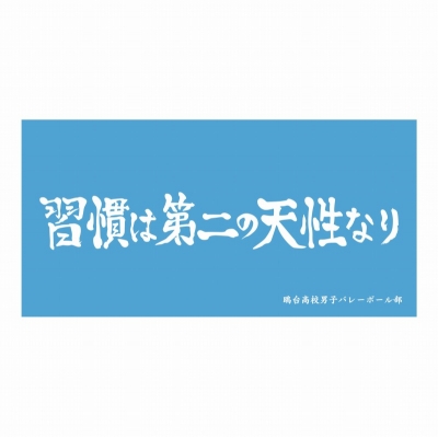 【グッズ-タオル】ハイキュー!! 横断幕ビッグタオル 鴎台高校【再販】