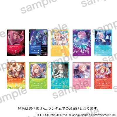 【グッズ-カード】学園アイドルマスター 再生画面風クリアカード【まねきねこコラボ】【再販】