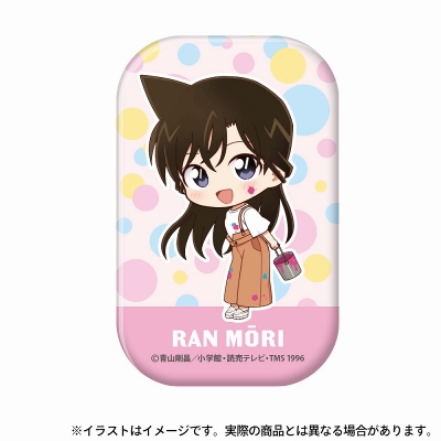【グッズ-バッチ】名探偵コナン 長方形型缶バッジ 毛利蘭SD(アート)【再販】