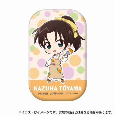【グッズ-バッチ】名探偵コナン 長方形型缶バッジ 遠山和葉SD(アート)【再販】