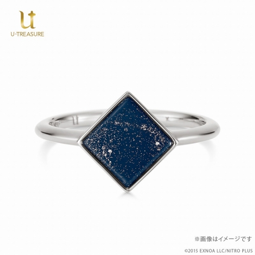 グッズ-指輪】刀剣乱舞 蒔絵-彩- リング シルバー 墨（すみ） 073 燭台 