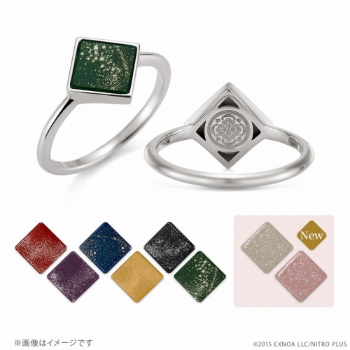 グッズ-指輪】刀剣乱舞 蒔絵-彩- リング シルバー 墨（すみ） 073 燭台 