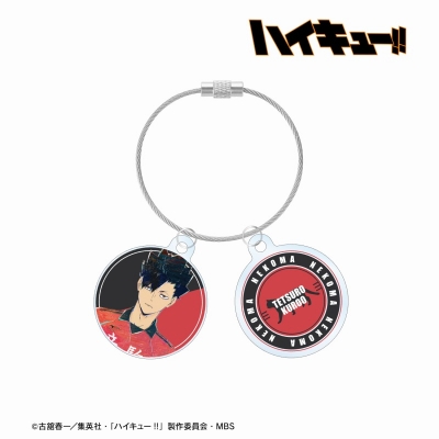 【グッズ-キーホルダー】ハイキュー!! 黒尾鉄朗 Ani-Art 第6弾 2連ワイヤーアクリルキーホルダー【再販】