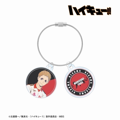 【グッズ-キーホルダー】ハイキュー!! 夜久衛輔 Ani-Art 第6弾 2連ワイヤーアクリルキーホルダー【再販】