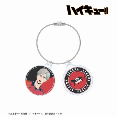 【グッズ-キーホルダー】ハイキュー!! 灰羽リエーフ Ani-Art 第6弾 2連ワイヤーアクリルキーホルダー【再販】