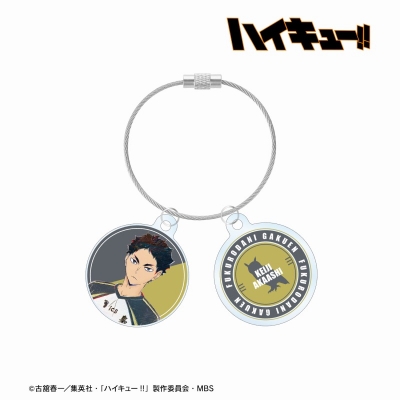 【グッズ-キーホルダー】ハイキュー!! 赤葦京治 Ani-Art 第6弾 2連ワイヤーアクリルキーホルダー【再販】