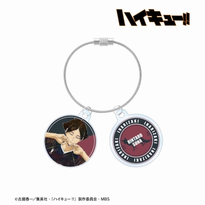 【グッズ-キーホルダー】ハイキュー!! 角名倫太郎 Ani-Art 第6弾 2連ワイヤーアクリルキーホルダー【再販】