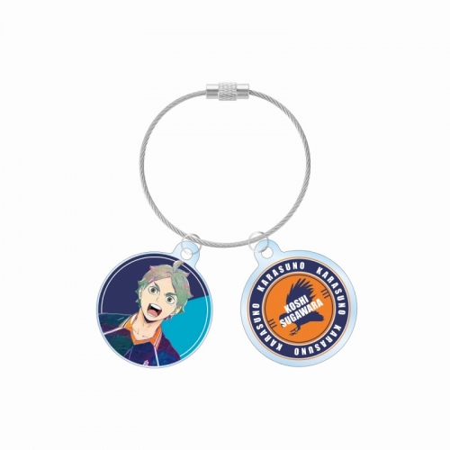 グッズ-キーホルダー】ハイキュー!! 菅原孝支 Ani-Art 第4弾 2連 