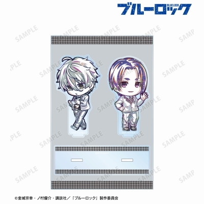 【グッズ-スタンドポップ】TVアニメ『ブルーロック』 凪 誠士郎&御影 玲王 デフォルメAni-Art パーツ付きBIGアクリルスタンド ver.A【再販】