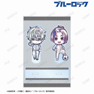 【グッズ-スタンドポップ】TVアニメ『ブルーロック』 凪 誠士郎&御影 玲王 デフォルメAni-Art パーツ付きBIGアクリルスタンド ver.B【再販】